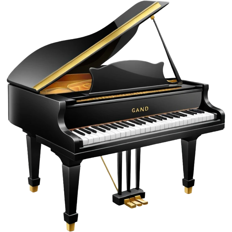 piano with white color  emoji