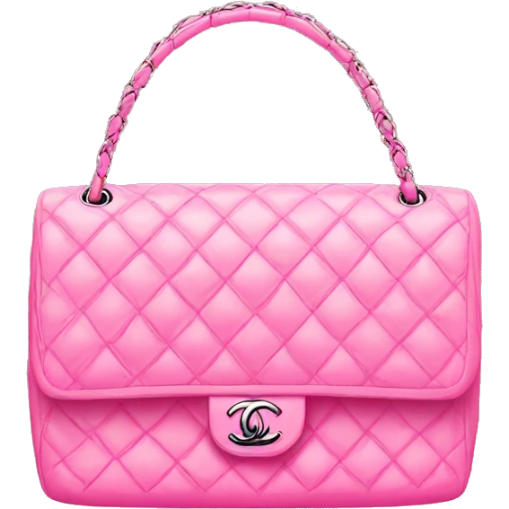 pink chanel bag emoji