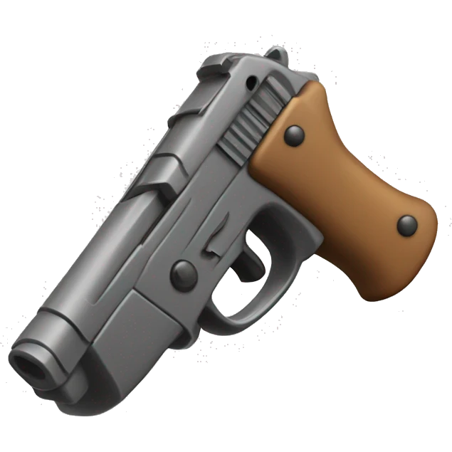 Pistola de silicon de manualidades emoji