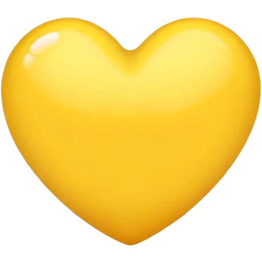 yellow heart emoji