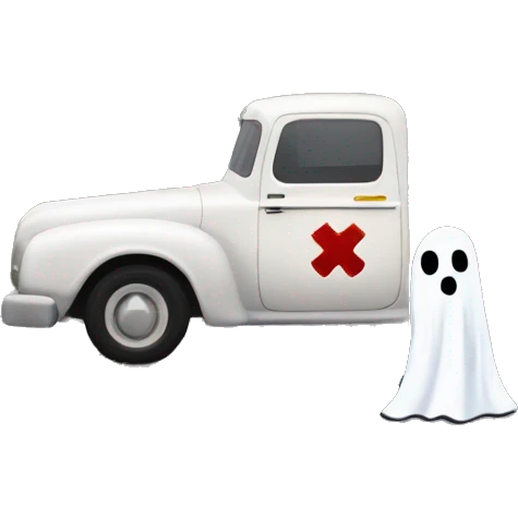 Wednesday Addams haunted dream house and ghost buster truck  emoji