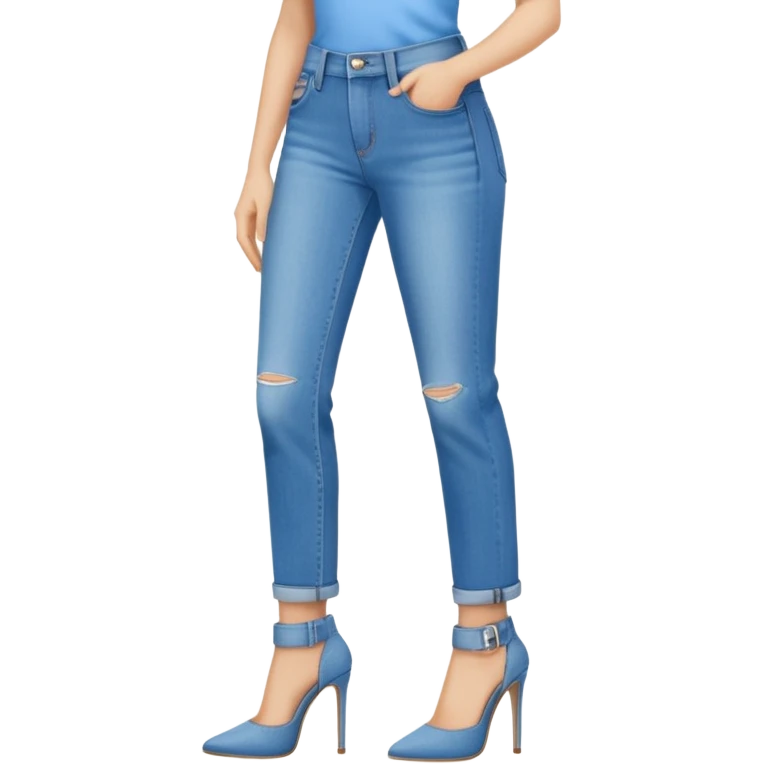 jean heels emoji