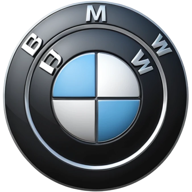 BMW logo emoji 3d emoji