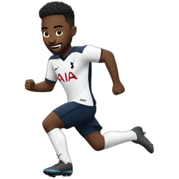 tottenham player running emoji