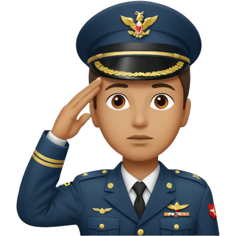 soldier saluting emoji