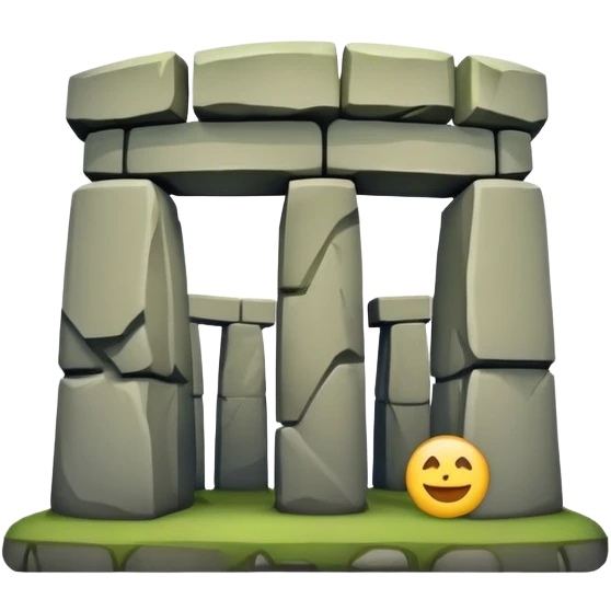 Cinematic Realistic Stonehenge Emoji emoji