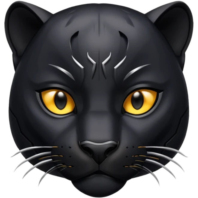 black panther face emoji