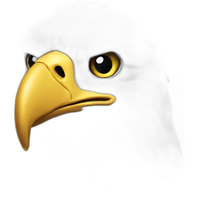 Bald eagle emoji