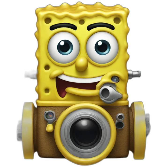 Sponje Bob camera emoji