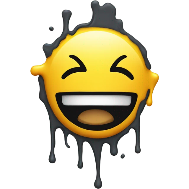 HOGO dripping paint  emoji