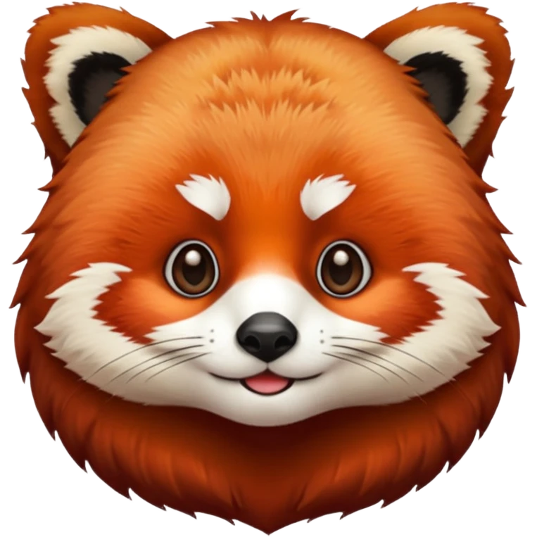 red panda fur emoji