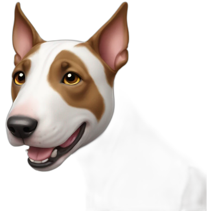 Dog bull terrier emoji