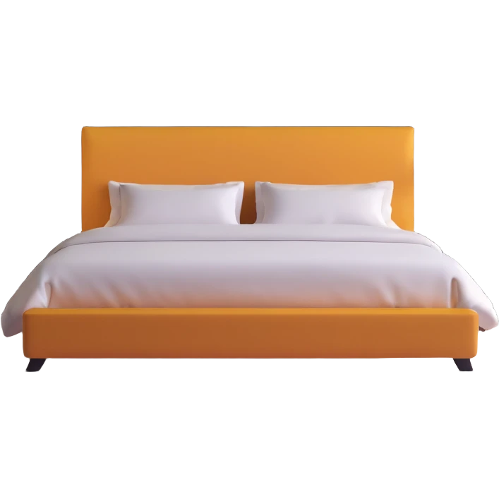 spacious modern bedroom with elegant furniture, mood lighting, king bed, stylish decor emoji