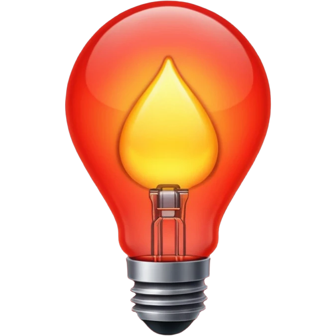 Red light therapy emoji