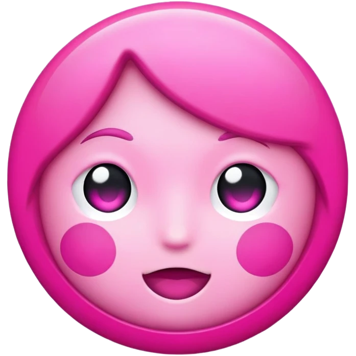 Pink emoji