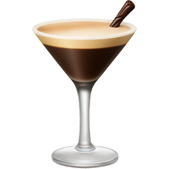 Espresso martini ￼ emoji