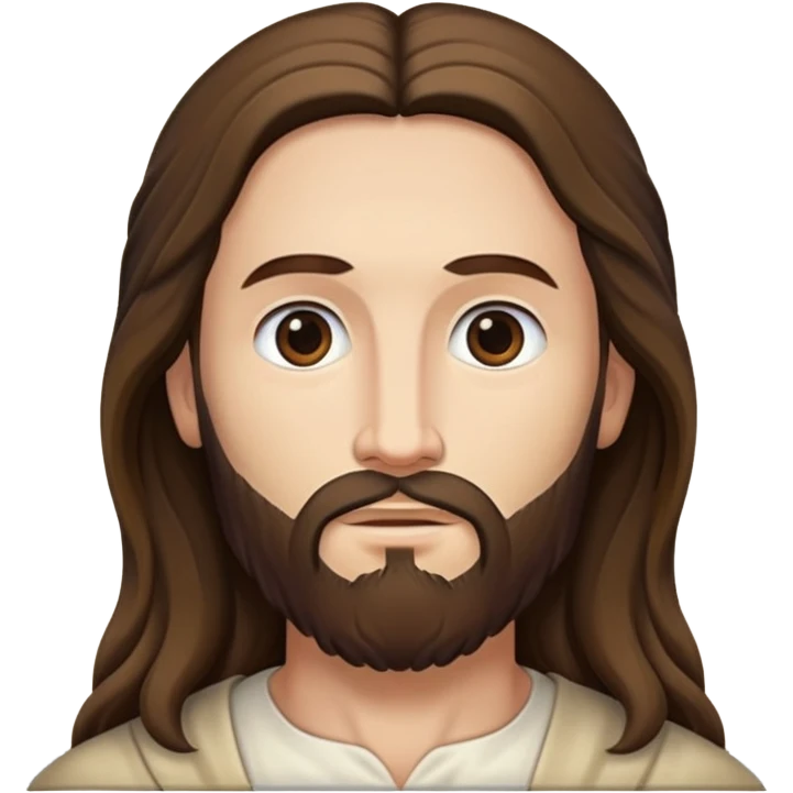 an expensive framed picture of the savior of the world (jesus christ) emoji