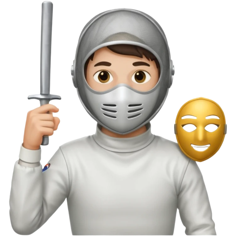 fencing man emoji
