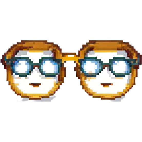 basic face emoji with glasses emoji