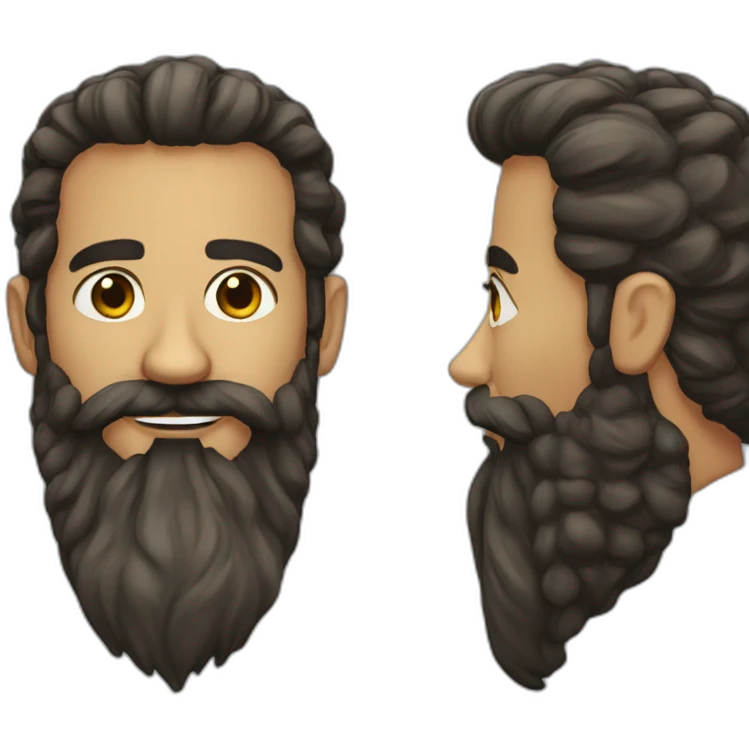 french portuguese beard emoji
