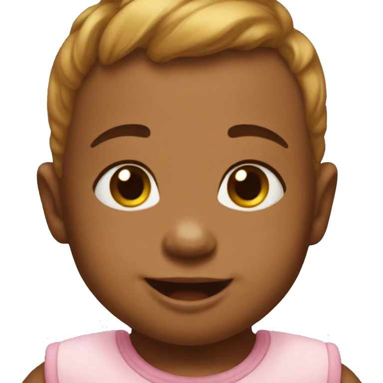 Baby happy emoji