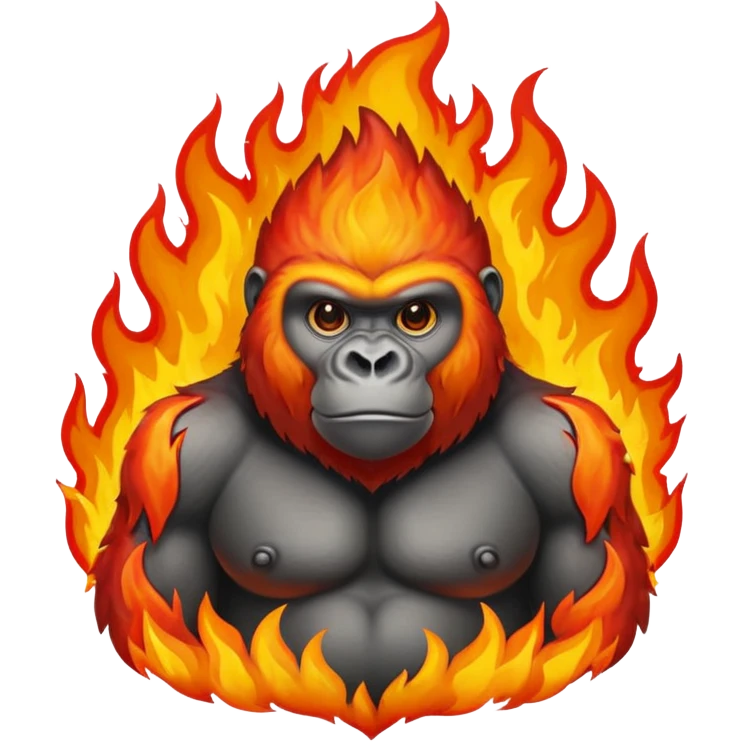 🔥🦍 emoji