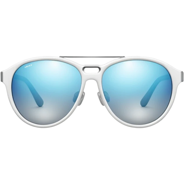 white luxury sunglasses emoji