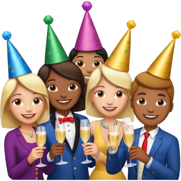 find friends at social events emoji