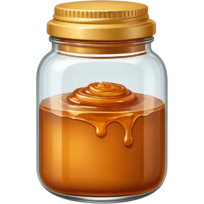 Salted caramel jar  emoji