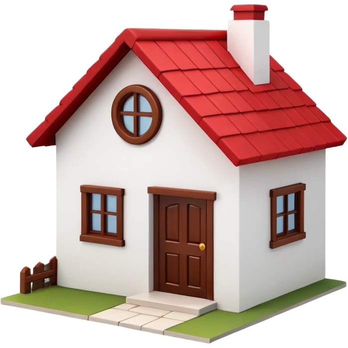 can u do simple house 3d image for my video  emoji