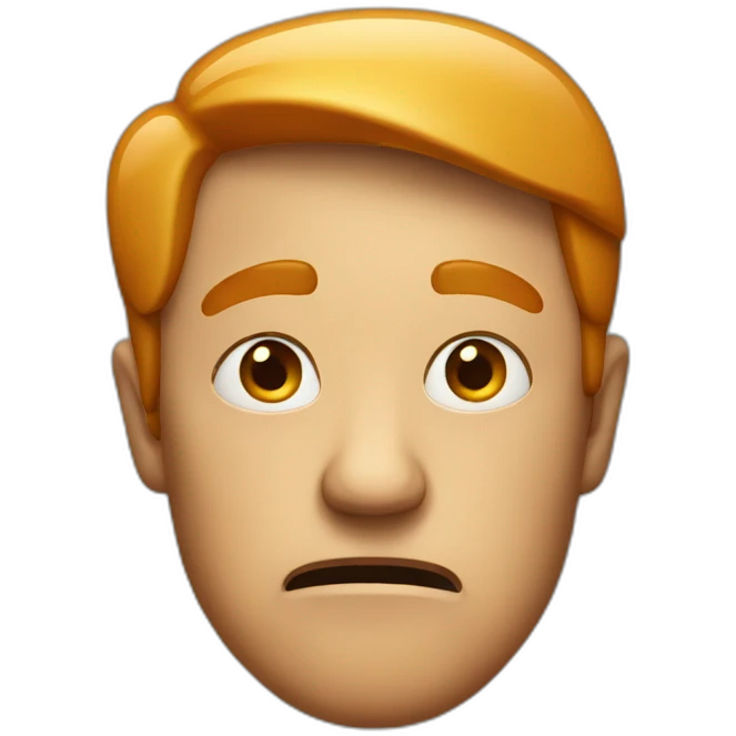 very-confused-red-face emoji