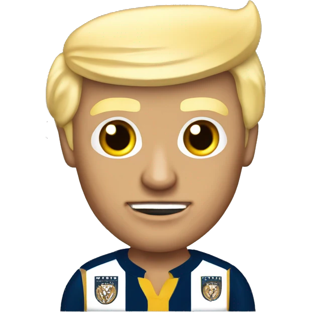 Donald trump wearing a pumas UNAM jersey emoji