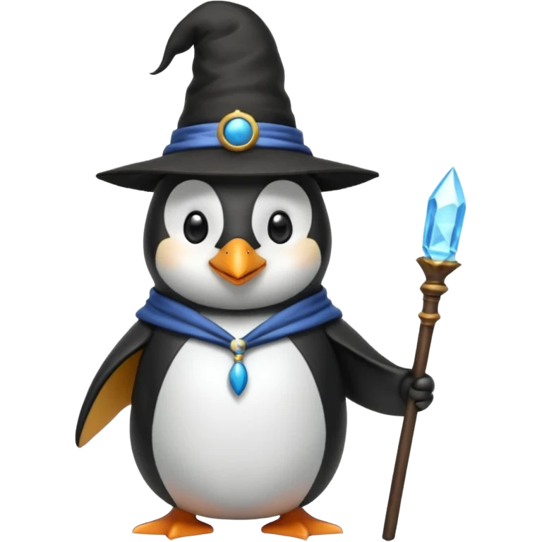 Penguin Wizard emoji