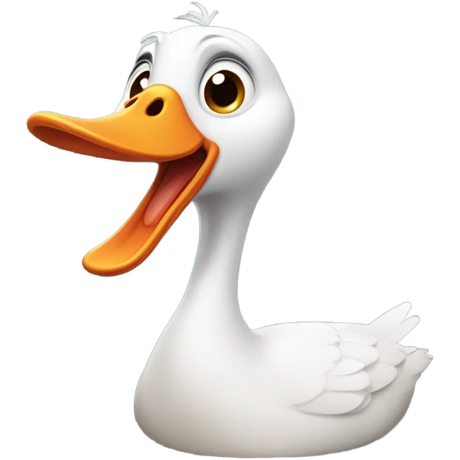 Silly goose  emoji