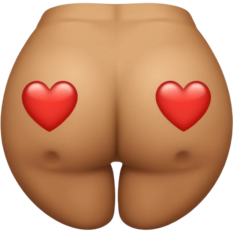 emoji with butt emoji