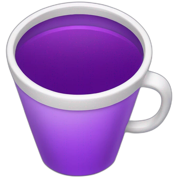 cup with purple juice emoji