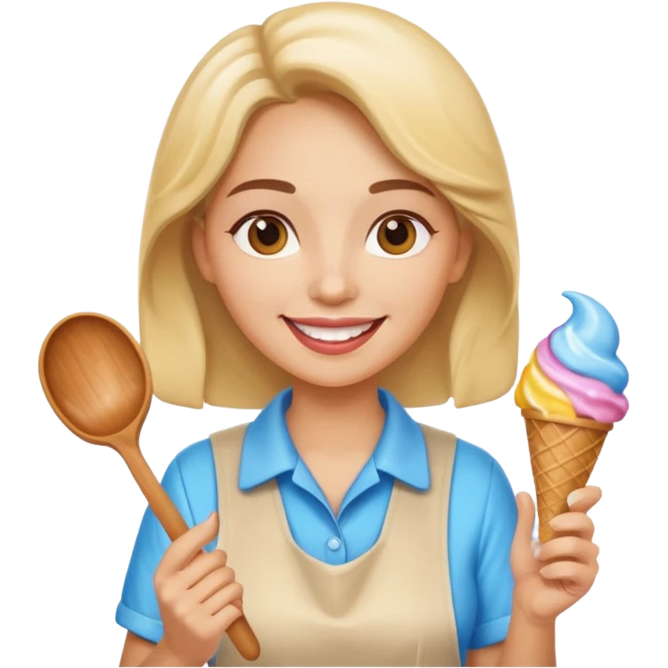 Ice Cream Vendor woman  emoji