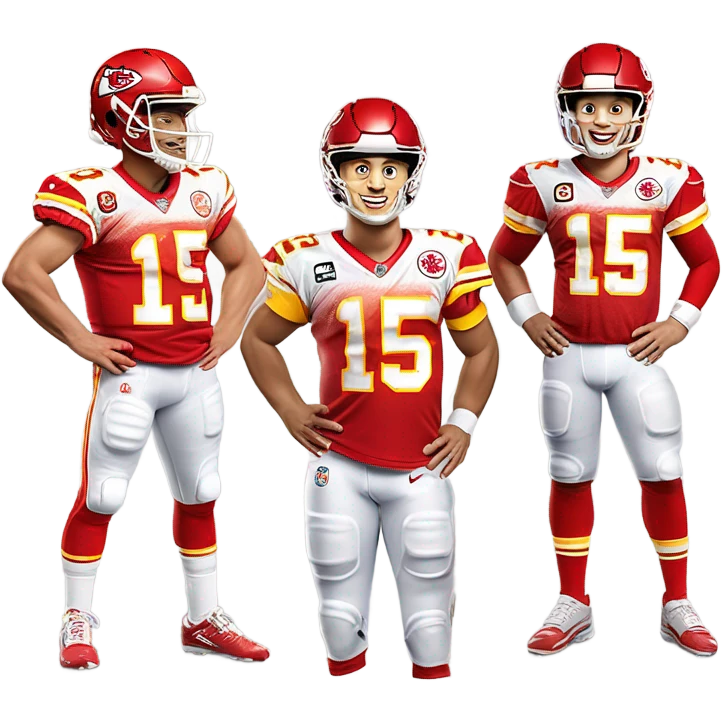 Make Patrick mahomes and Travis kelce emoji