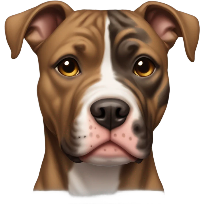 Brindle pitbull emoji