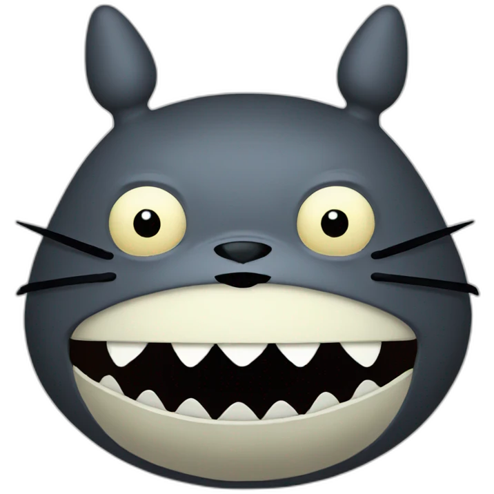 Evil totoro emoji