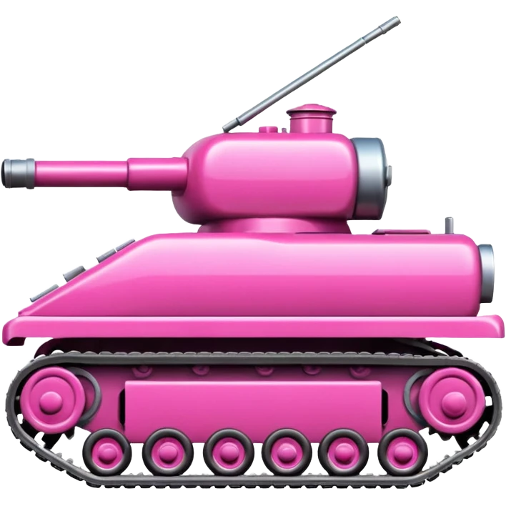 Pink tank emoji
