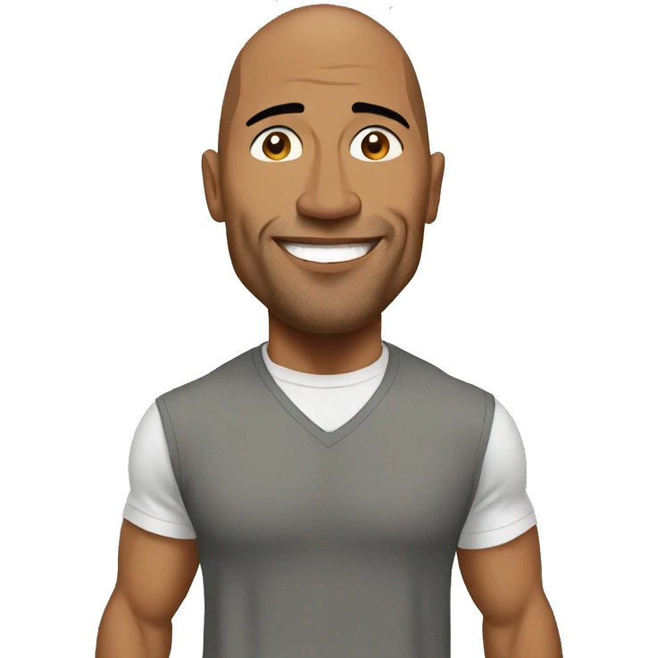 The Rock  emoji