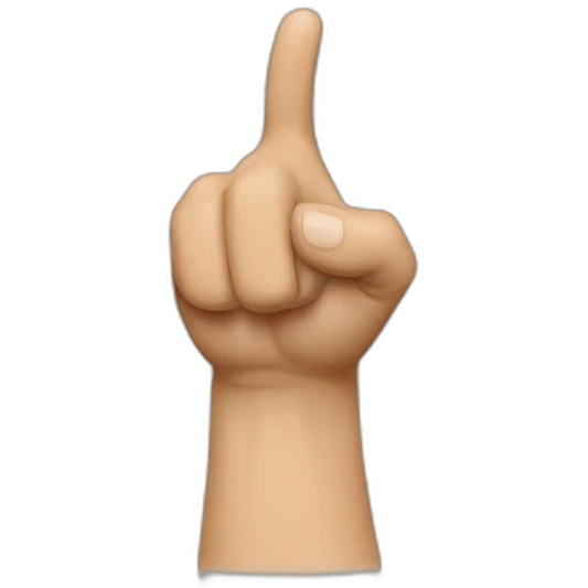 pointing at the viewer emoji
