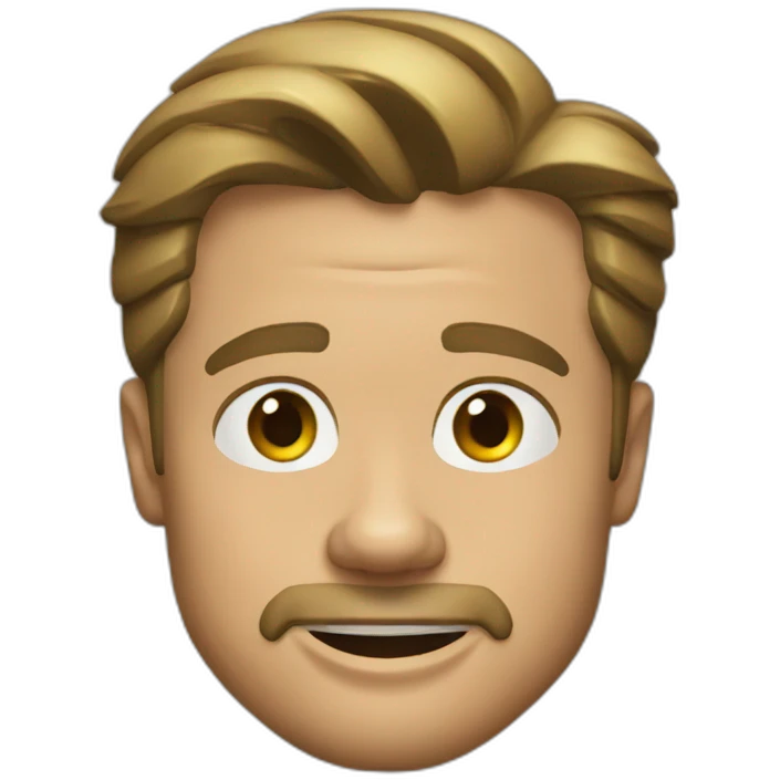 brad pitt emoji