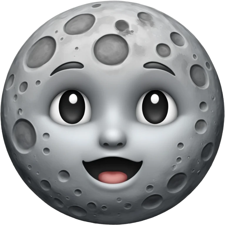 Moon grey emoji