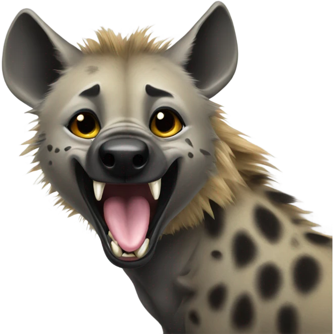 Hyena lick emoji
