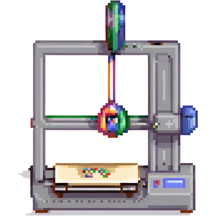 3d printer, simple icon emoji