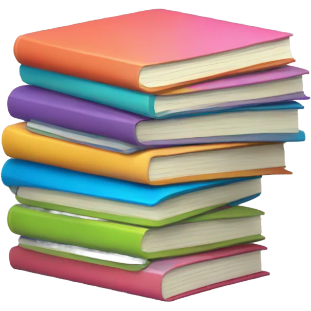 Stack of notebook emoji