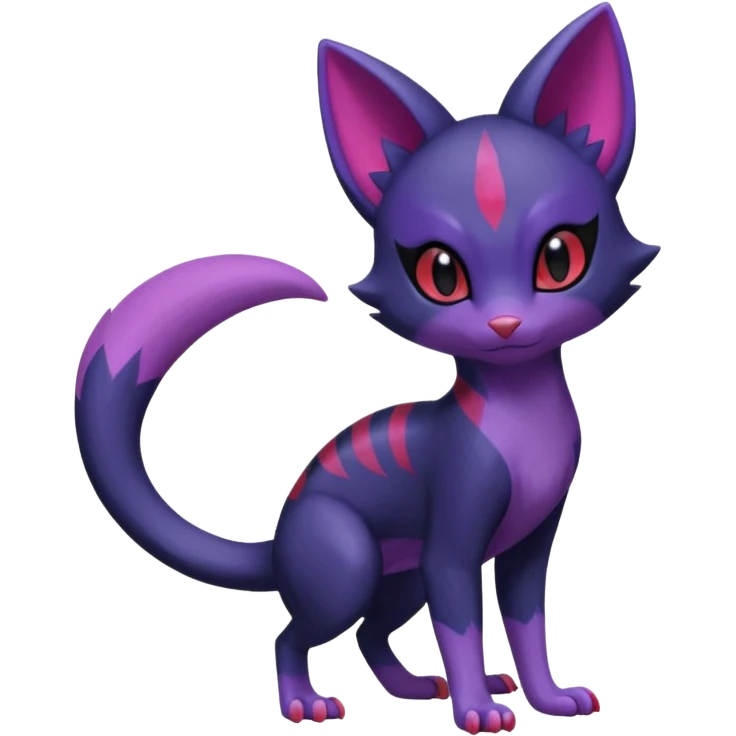 Sneasel-Purrloin-Fakémon-hybrid-creature (full body)  emoji