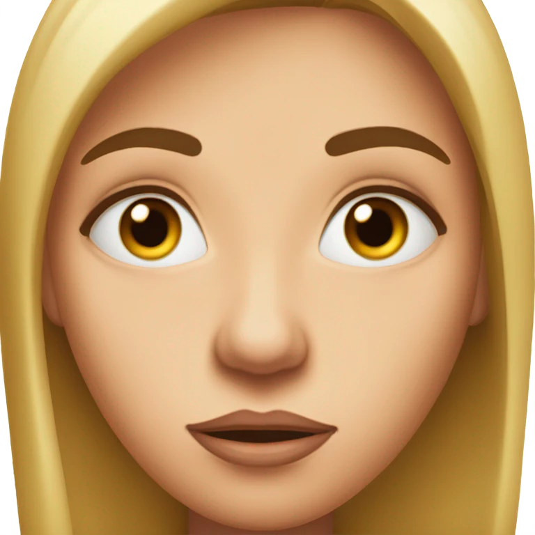 Shocked woman emoji
